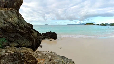Trunk Bay, St. John, USVI 動画素材 239916409