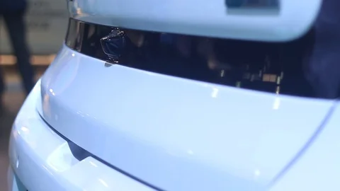 Trunk of an electric car Stock Footage 87135990