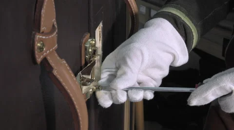 Trunk Maker at work in his workshop Video stock 59763198