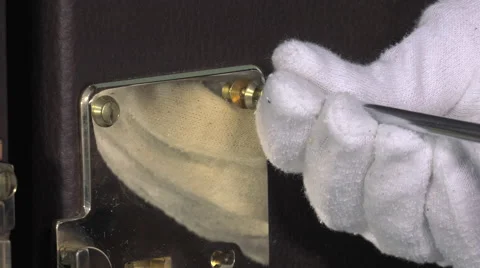 Trunk Maker at work in his workshop Video stock 59763444