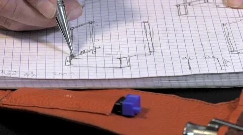 Trunk Maker at work in his workshop Video stock 59765036