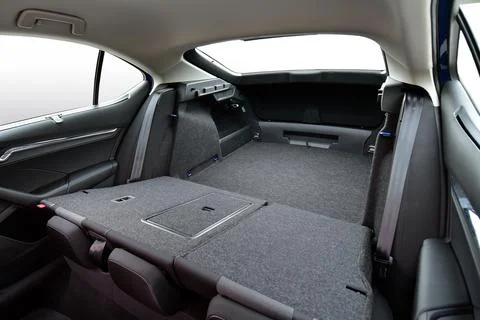 The trunk of a passenger car Stock Photos