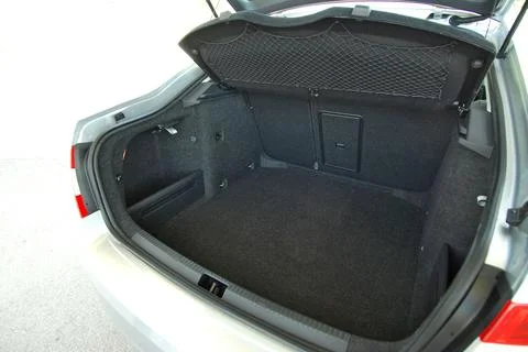 The trunk of a passenger car Stock Photos