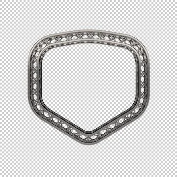 Truss frame. Isolated on transparent background. Stock Illustration