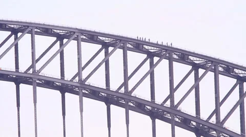 Truss structure of bridge Stock Footage 39845795