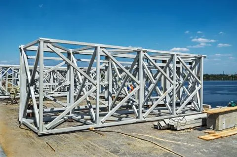 Trusses metallic Stock Photos