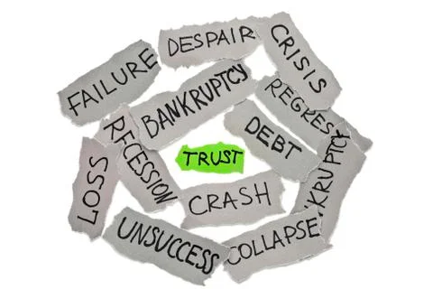 Trust in business concept Stock Photos