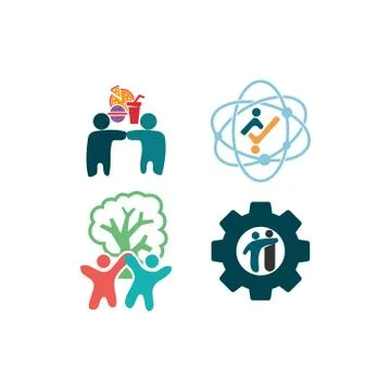 Trust Commitment Teamwork Together Business Illustration Vector 스톡 일러스트