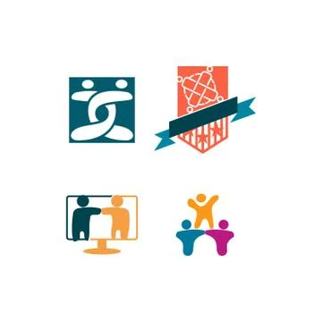 Trust Commitment Teamwork Together Business Illustration Vector Illustrazione stock