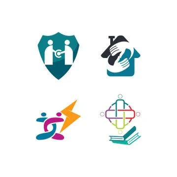 Trust Commitment Teamwork Together Business Illustration Vector Illustrazione stock