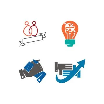 Trust Commitment Teamwork Together Business Illustration Vector 스톡 일러스트