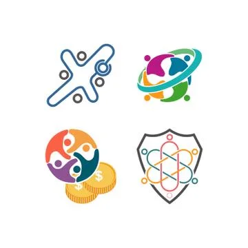 Trust Commitment Teamwork Together Business Illustration Vector イラスト素材