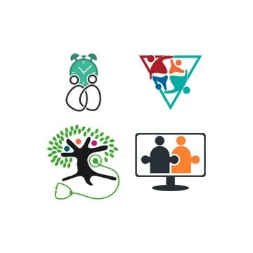 Trust Commitment Teamwork Together Business Illustration Vector Illustrazione stock