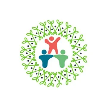 Trust Commitment Teamwork Together Business Illustration Vector Illustrazione stock