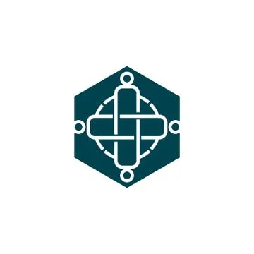 Trust Commitment Teamwork Together Business Illustration Vector Stock-Illustration