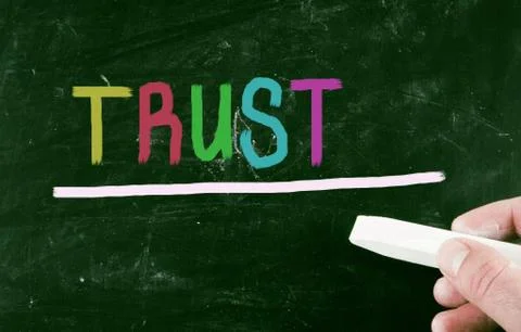 Trust concept Foto stock