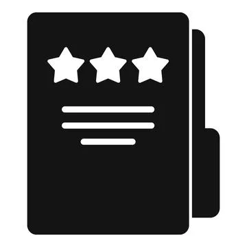 Trust folder icon simple vector. Social corporate Stock Illustration