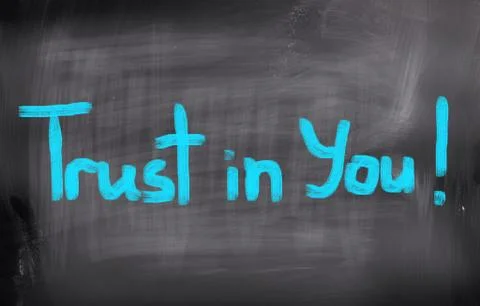 Trust In You Concept Stock Illustration