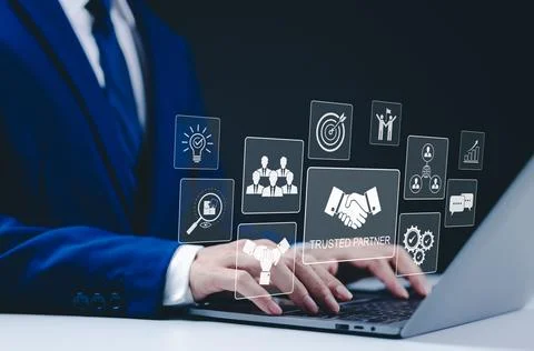 Trusted Partner and Collaboration Concept. Stock Photos