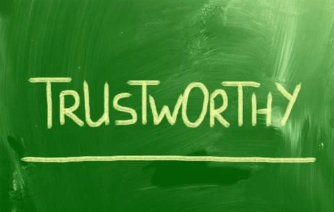 Trustworthy concept Stock Illustration