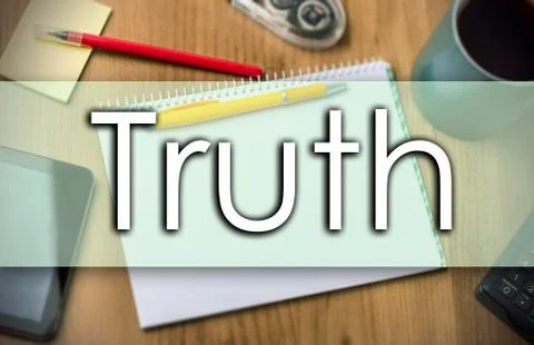 Truth -  business concept with text Stock Illustration