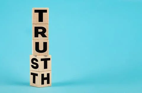 Truth instead of trust. Turns the bones and changes the word Trust to Truth Stock Photos