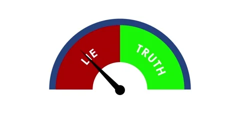 Truth or lie test animated truth or lie test tool truth or lie indicator gr.. Stock Footage 316279786
