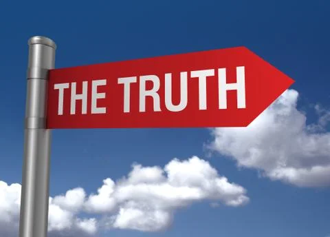 Truth road sign Stock Illustration