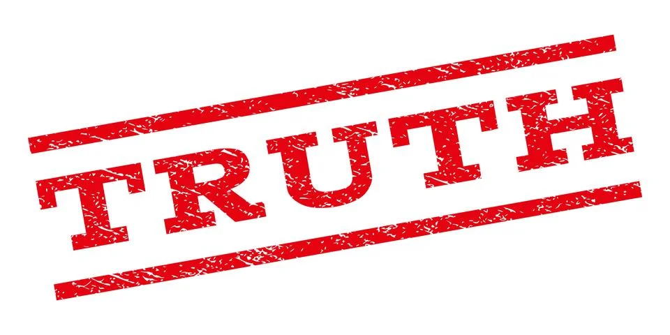 Truth Watermark Stamp Stock Illustration