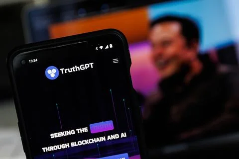 TruthGPT. AI chatbot. Artificial intelligence. Elon Musk Stock Photos