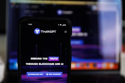 TruthGPT. AI chatbot. Artificial intelligence. Elon Musk Stock Photos