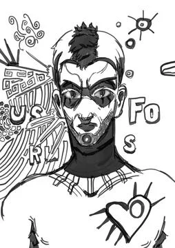 Try 3 Stock Illustration