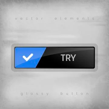 Try Button Stock Illustration