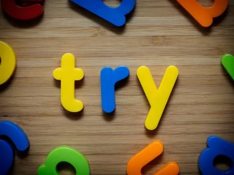Try concept Stock Photos