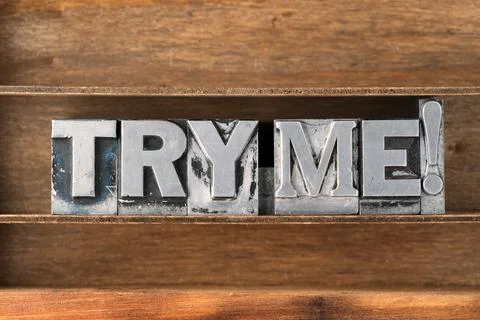 Try me tray Stock Photos