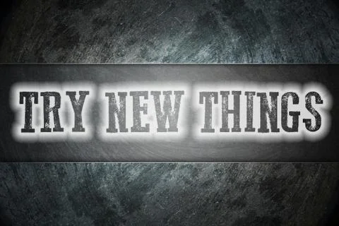 Try new things concept Stock Illustration