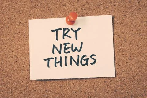 Try new things Stock Photos