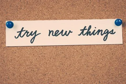 Try new things Stock Photos