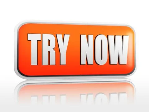 Try now banner. Stock Illustration