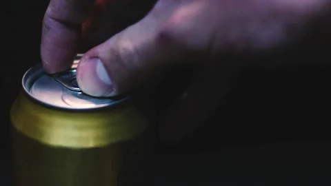 Try to open this can for me Stock Footage 155453446