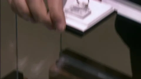 Try on the ring Stock Footage 253771035