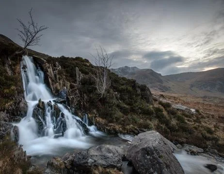 Tryfan Falls Stock Photos