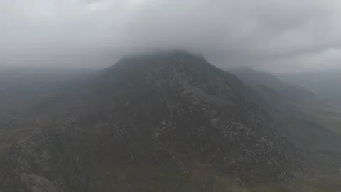 Tryfan mountain in North Wales Stock Footage 288747722