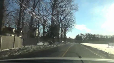 Trying to avoid the potholes Stock Footage 36009067