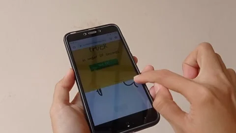 Trying to draw something on the phone Stock Footage 150665975