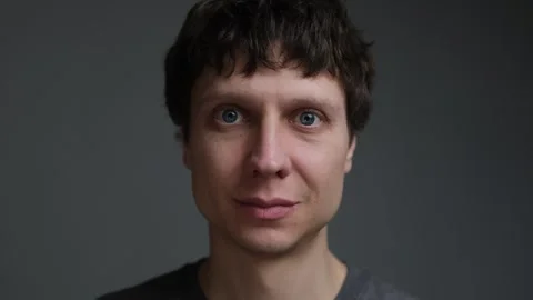 Trying to look fine while struggling inside. Concept of masking emotions, social Video stock 323217171