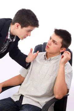 Trying to persuade Stock Photos