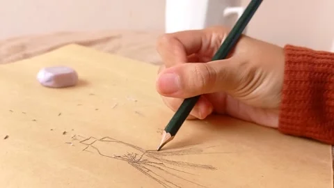 Trying to stay focus in a class Stock Footage 146250323