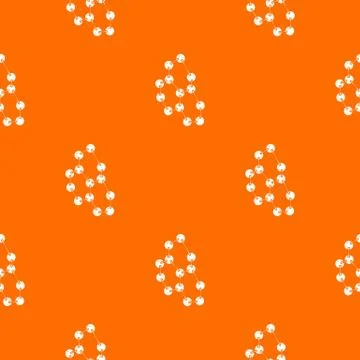 Tryptophan pattern vector orange Stock Illustration