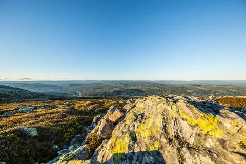 Trysil Sunset Stock Footage 122987548